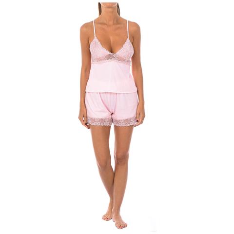 Pigiama Canotta Da Donna Con Scollo A V 1203 - Foto 1