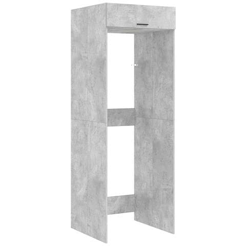 Mobiletto per lavatrice Calcestruzzo 67,5 x 68 x 200 cm - Foto 1
