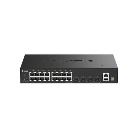 DGS-1530-20/E switch di rete Gestito L2 Gigabit Ethernet (10/100/1000) Nero - Foto 1