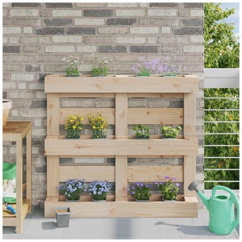 Fioriere per Euro pallet 24 pcs Grigio chiaro 13,5 x 9 x 9,5 cm - Foto 2