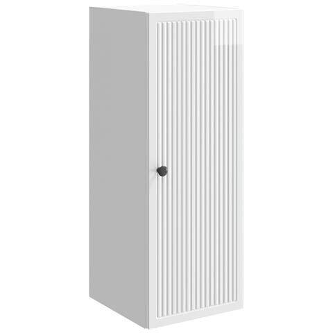 Mobiletto a muro Bianco Lucido 33 x 34,5 x 90 cm - Foto 1