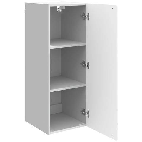 Mobiletto a muro Bianco Lucido 33 x 34,5 x 90 cm - Foto 2