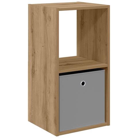 Comodino Rovere artigianale 35 x 32 x 68,5 cm Legno multistrato - Foto 1