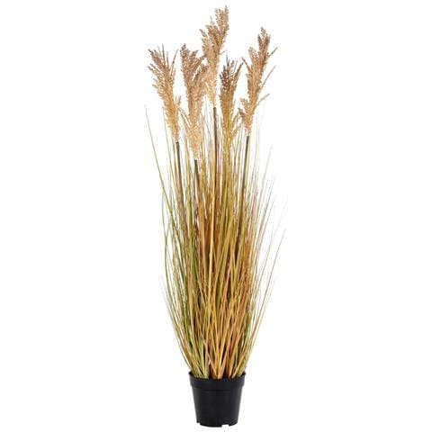 Erba Sorgo Artificiale Naturale H 110 Cm - Foto 1