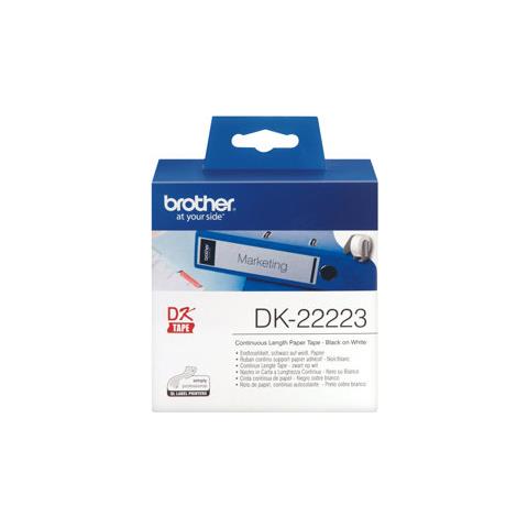 Nastro Etichette per Stampanti Nero su Bianco 5 x 3048 cm DK22223 - Foto 7