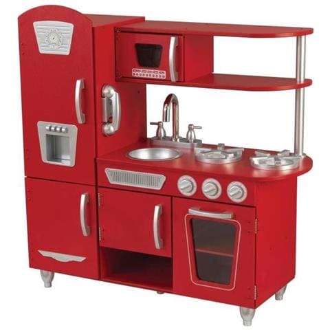 Legno Red Vintage Kitchen 84x34x91 53173 - Foto 3