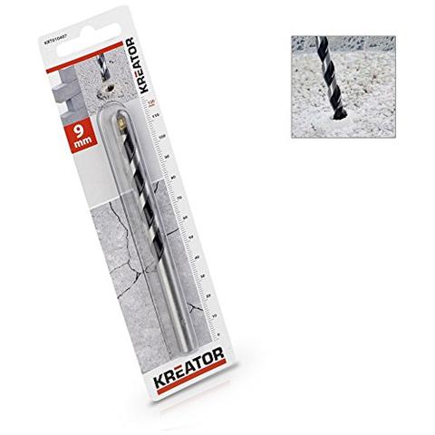Punta Al Widia Per Cemento 9x120mm Per Trapano Edilizia Casa Krt010407 - Foto 1