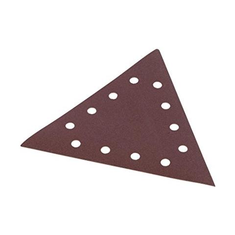 3 Pezzi Di Carta Abrasiva Per Levigatrice Di Costruzioni A Secco, Di Forma Triangolare, 285 Mm, G60 - Foto 1