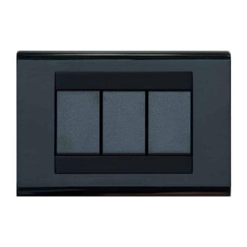 2583tl / n Placca 3f Nero - Foto 1