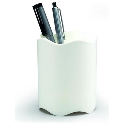 Portapenne Trend. Dimensioni: 80 Mm Altezza 102 Mm. Colore Bianco - Foto 1