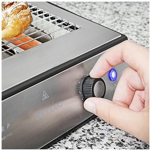 Turbo EasyToast Inox Tostapane Orizzontale Potenza 900 W Colore Inox - Foto 6