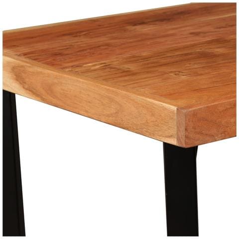 Set da Bar 3 pz in Legno Massello di Acacia e di Recupero - Foto 2