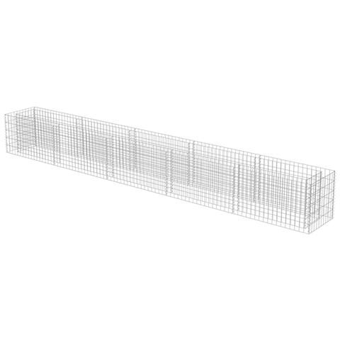 Gabbione Fioriera In Acciaio Zincato 450x50x50 Cm - Foto 2