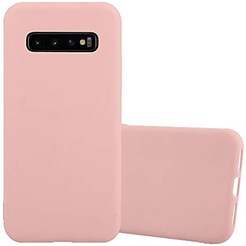 Custodia Per Samsung Galaxy S10 In Candy Rosa - Morbida Cover Protettiva Sottile Di Silicone Tpu Con Bordo Protezione - Ultra Slim Case Antiurto Gel Back Bumper Guscio - Foto 1