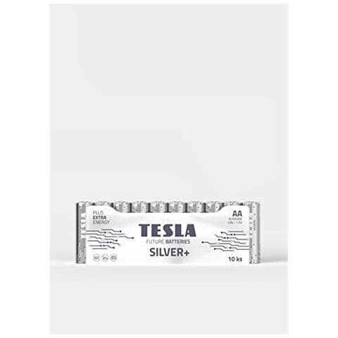 Batteria Alcalina Aa (lr06a Matitashrink) 10 Pezzi Argento - Foto 2