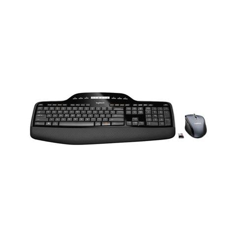 MK710, RF Wireless, QWERTY, PC / server, Nero, LCD, USB - Foto 2