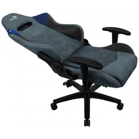DUKE AeroSuede Sedia per gaming universale Nero, Blu - Foto 1