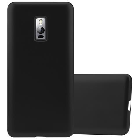 Cadorabo Custodia Compatibile Con Oneplus One In Nero Metallico - Coperchio Protettivo In Silicone Tpu Flessibile - Foto 1