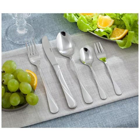 Set Di Posate In Acciaio Inossidabile Kh-1346 Da 24 Pezzi - Foto 3