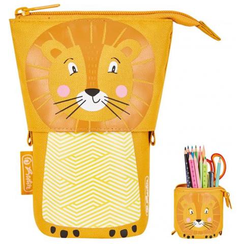 Lion Astuccio Portamatite Poliestere Arancione, Giallo - Foto 2