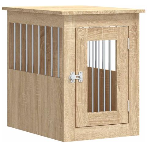 Gabbia Cani Da Arredamento Rovere Sonoma 45x62x59cm Multistrato - Foto 1