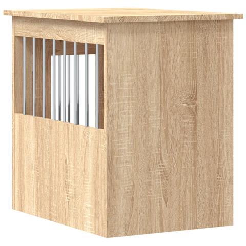 Gabbia Cani Da Arredamento Rovere Sonoma 45x62x59cm Multistrato - Foto 8