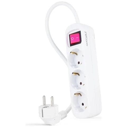 Ciabatta Multipresa 10.38.0003 3680 W 250 V 1,4 M - Foto 1