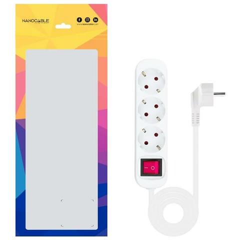 Ciabatta Multipresa 10.38.0003 3680 W 250 V 1,4 M - Foto 2