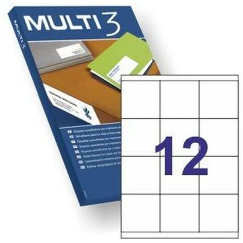 Adesivi /etichette 70 X 67,7 Mm A4 100 Fogli - Foto 1