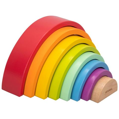 Puzzle Di Legno Per Bambini Woomax Arcobaleno 8 Pezzi 4 Unità - Foto 7