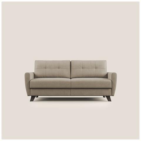 Callisto Divano letto matrimoniale in tessuto morbido impermeabile T02 168 cm (mat. 120x197) beige - Foto 3