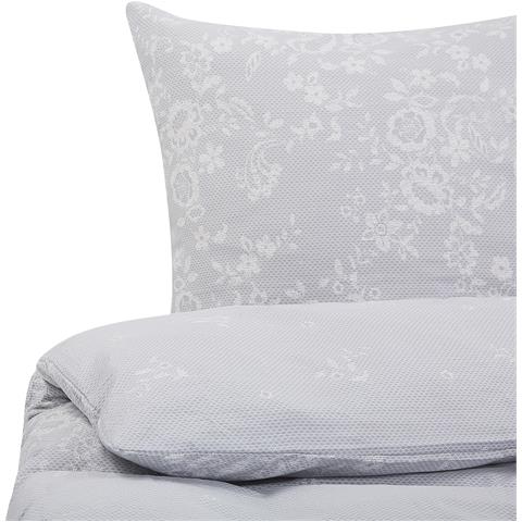 Set Copripiumino In Cotone Satinato 200 X 220 Cm Grigio Morningside - Foto 2