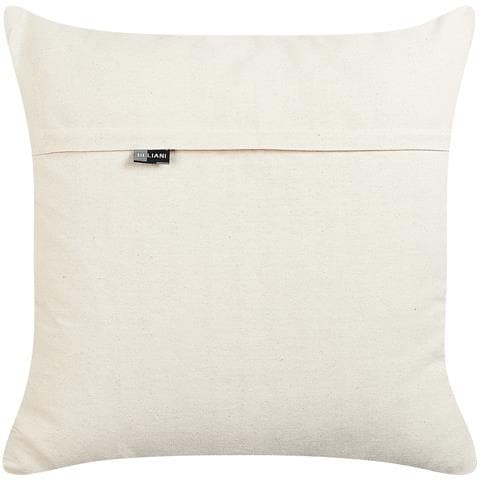 Cuscino Decorativo Khora Cotone 50 X 50 Cm Nero Trama Geometrica - Foto 2