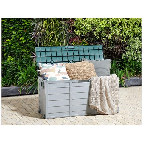 Cesta Da Giardino 112 X 50 Cm Grigio E Verde Locarno - Foto 1