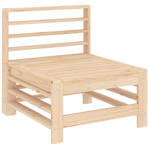 Set Salotto Da Giardino 7 Pz In Legno Massello Di Pino - Foto 2