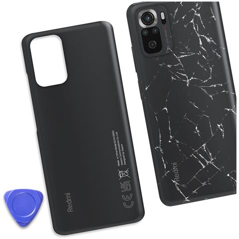 Copribatteria Redmi Note 10s Originale Service Pack, Grigio Scuro - Foto 2
