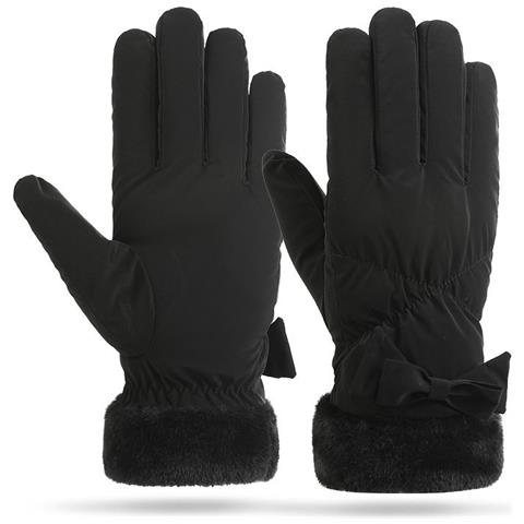 Guanti Invernali Caldi Da Donna - Confezione Da 2 Black - Foto 1