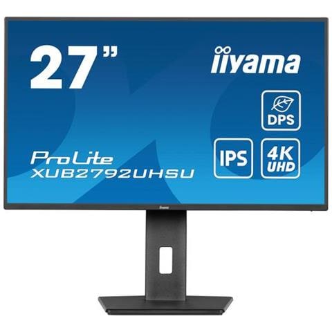 Iiyama Prolite Xub2792uhsu-b6 Monitor Pc 68,6 Cm (27"") 3840 X 2160 Pixel Dual Uhd Led Nero - Foto 1