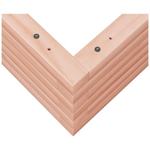 Fioriera da Giardino 70x70x23 cm in Legno Massello di Douglas - Foto 10