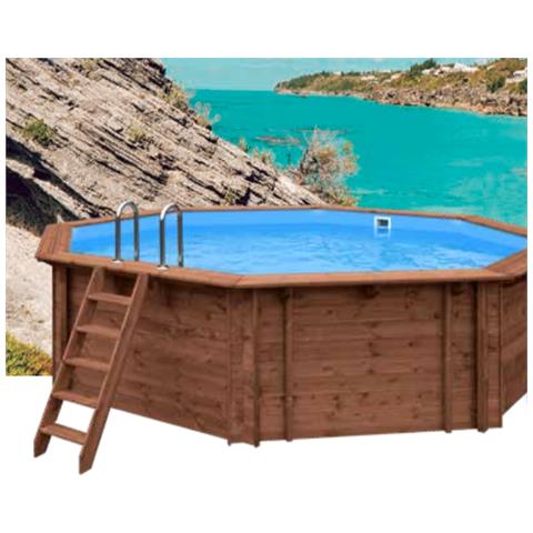 Piscina Alta/sepolta - Wood (round) - Bermuda D560cm (20,07m3) - Foto 1