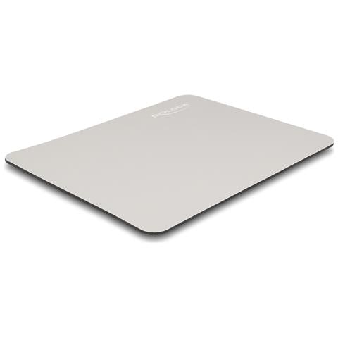 Mouse pad grigio 220 x 180 mm rivestimento in vetro - Foto 1