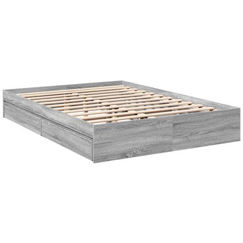 Giroletto Cassetti Grigio Sonoma 150x200 Cm Legno Multistrato - Foto 3