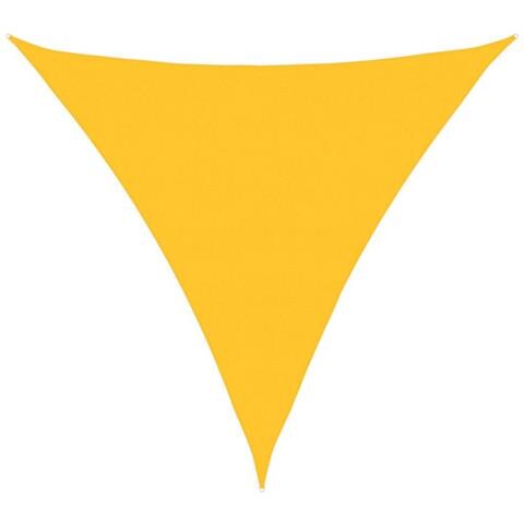 Vela Parasole 160 G/m Triangolare Giallo 6x6x6 M In Hdpe - Foto 2