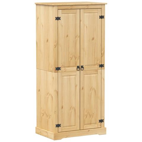 Armadio Corona 76x50x170 Cm In Legno Massello Di Pino - Foto 2