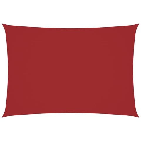Parasole A Vela Oxford Rettangolare 3x5 M Rosso - Foto 1
