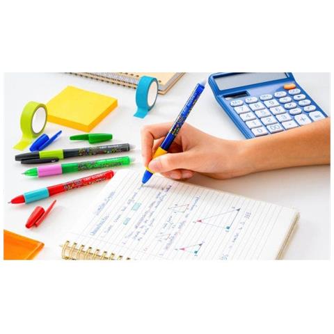 Illusion Rosso Penna a sfera Medio 12 pz - Foto 2