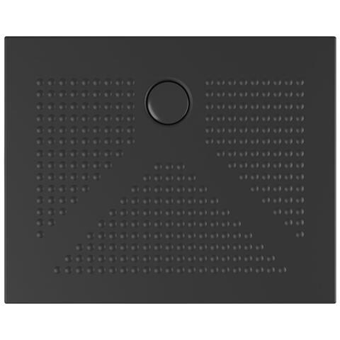 Piatto Doccia Rettangolare In Ceramica 70x90 Nero Opaco H 3.6 Cm - Africa - Foto 1