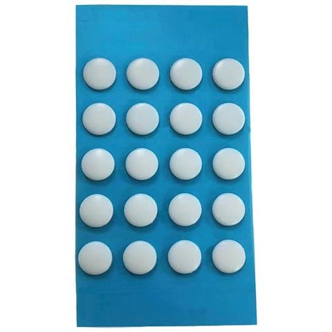 Pattini Per Mouse In Teflon Ice Edition, Bordo Arrotondato 7mm, 20 Pezzi, Compatibili Con Mouse Logitech White - Foto 1
