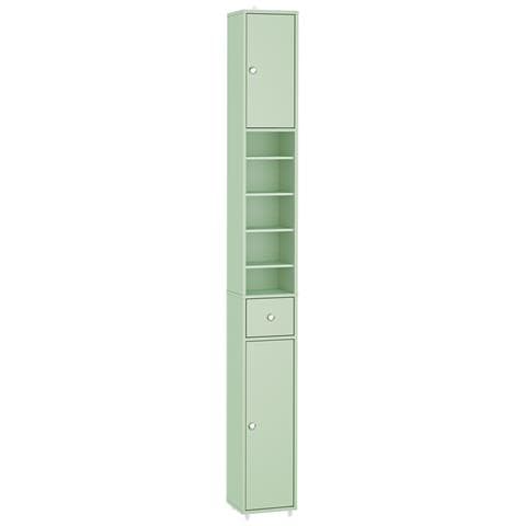 Mobile Bagno Verde Con Ripiani Regolabili E Un Cassetto - Foto 1