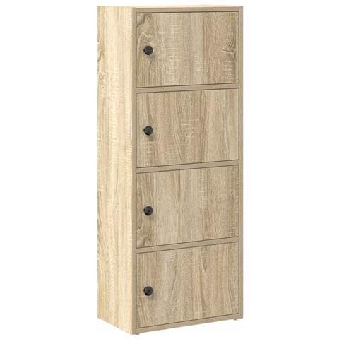 Libreria Rovere Sonoma 40x24x102 cm in Legno Multistrato - Foto 1